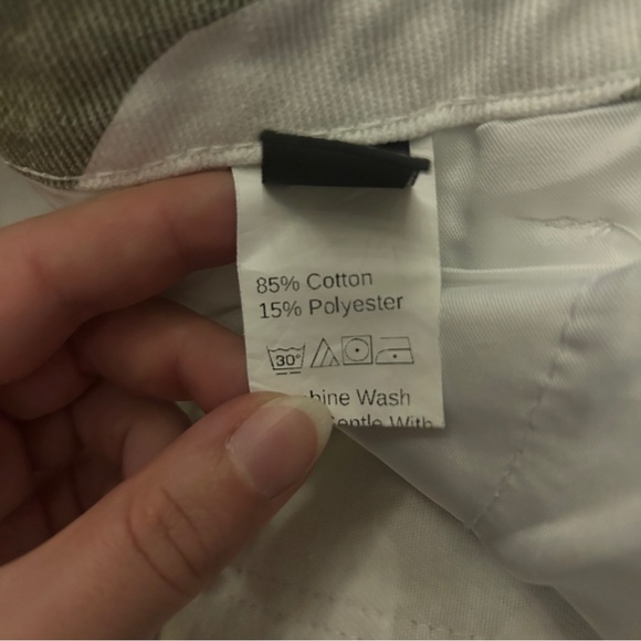 Zebra Olive Green and White Wide Leg Pants - Picture 9 of 9